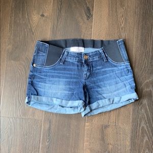 Side Panel Midi MATERNITY Jean Short